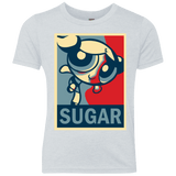 T-Shirts Heather White / YXS Sugar Powerpuff Youth Triblend T-Shirt