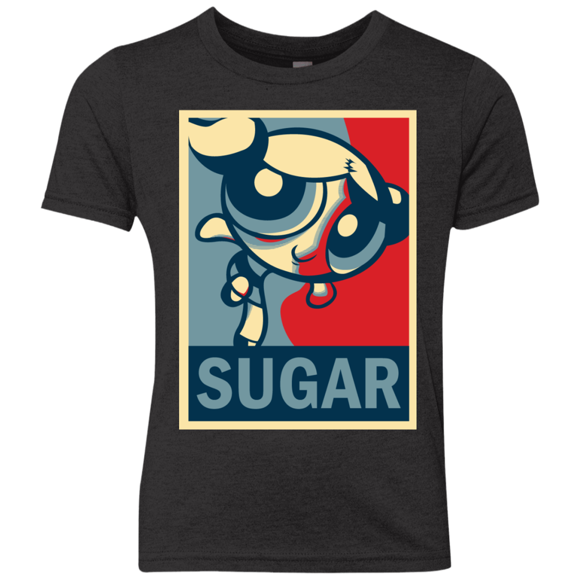T-Shirts Vintage Black / YXS Sugar Powerpuff Youth Triblend T-Shirt
