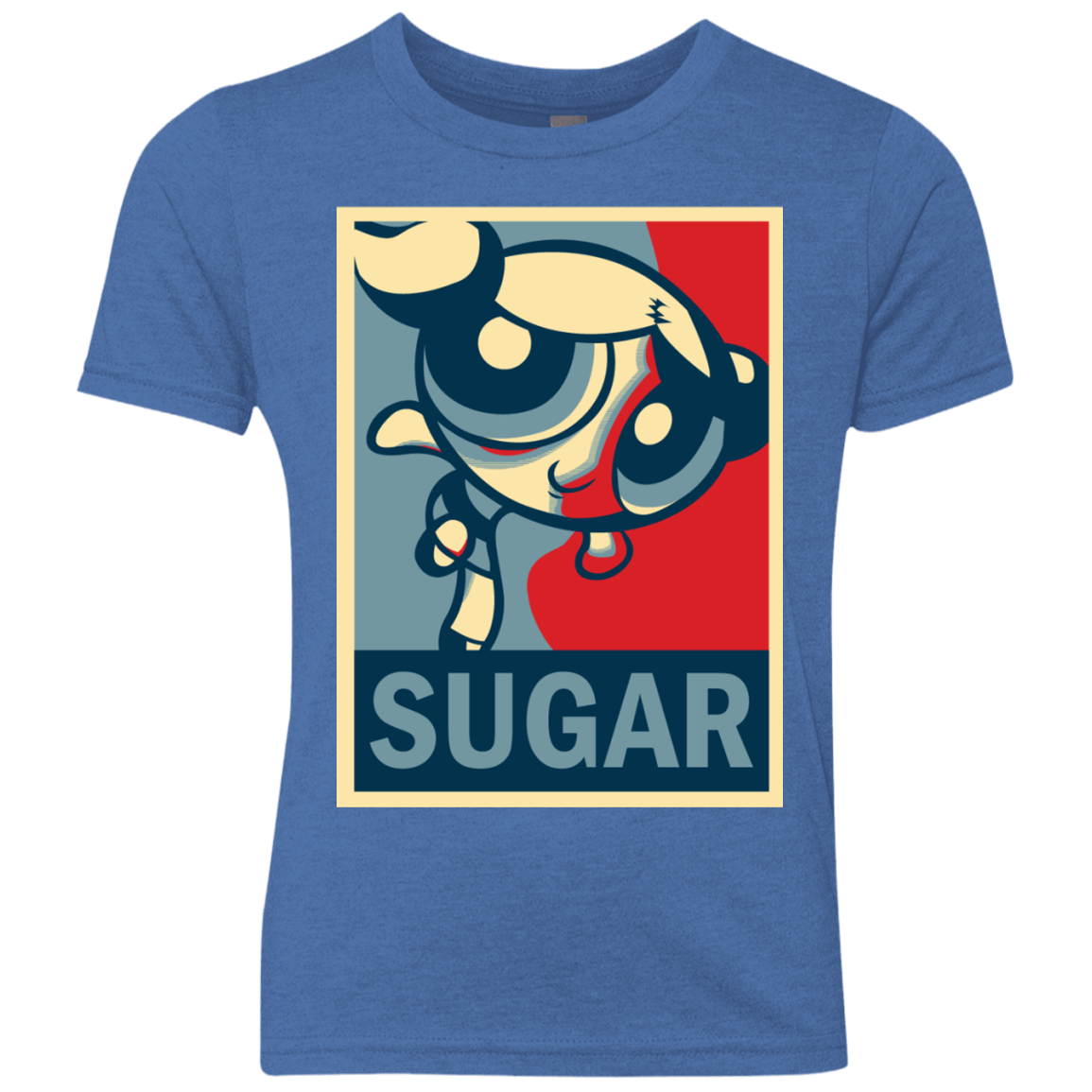 T-Shirts Vintage Royal / YXS Sugar Powerpuff Youth Triblend T-Shirt