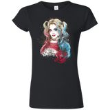 T-Shirts Black / S Suicide Girl Junior Slimmer-Fit T-Shirt