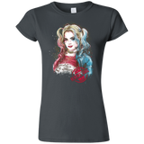 T-Shirts Charcoal / S Suicide Girl Junior Slimmer-Fit T-Shirt