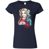 T-Shirts Navy / S Suicide Girl Junior Slimmer-Fit T-Shirt