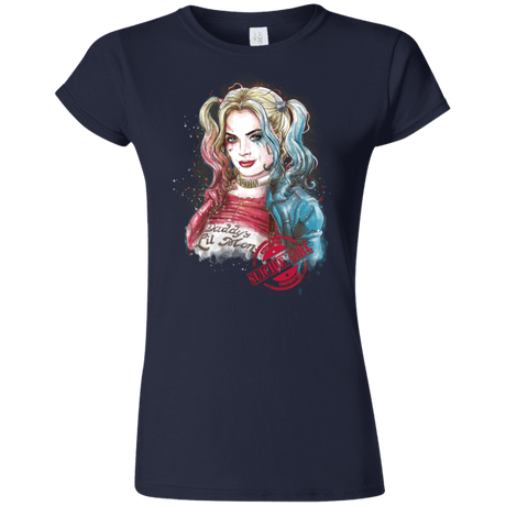 T-Shirts Navy / S Suicide Girl Junior Slimmer-Fit T-Shirt