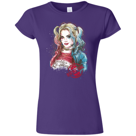 T-Shirts Purple / S Suicide Girl Junior Slimmer-Fit T-Shirt