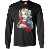 T-Shirts Black / S Suicide Girl Men's Long Sleeve T-Shirt