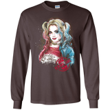 T-Shirts Dark Chocolate / S Suicide Girl Men's Long Sleeve T-Shirt
