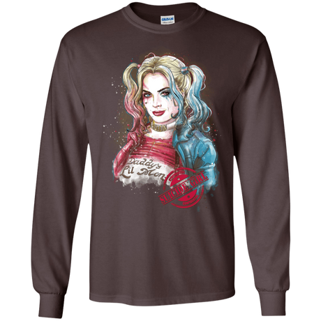 T-Shirts Dark Chocolate / S Suicide Girl Men's Long Sleeve T-Shirt
