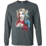 T-Shirts Dark Heather / S Suicide Girl Men's Long Sleeve T-Shirt