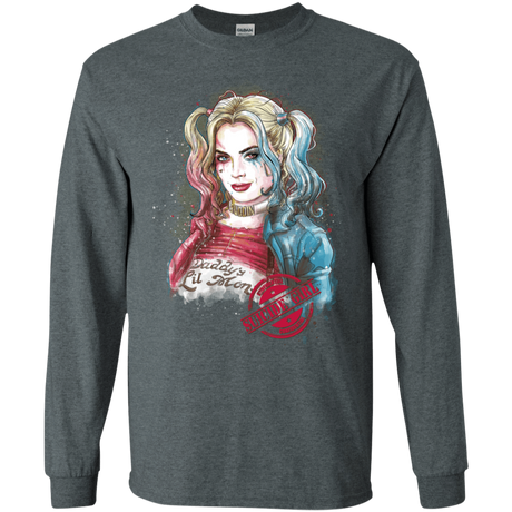 T-Shirts Dark Heather / S Suicide Girl Men's Long Sleeve T-Shirt