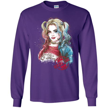 T-Shirts Purple / S Suicide Girl Men's Long Sleeve T-Shirt