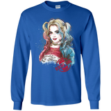 T-Shirts Royal / S Suicide Girl Men's Long Sleeve T-Shirt