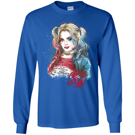 T-Shirts Royal / S Suicide Girl Men's Long Sleeve T-Shirt