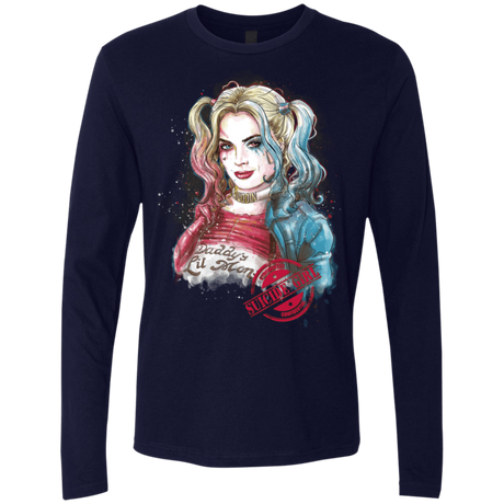 T-Shirts Midnight Navy / S Suicide Girl Men's Premium Long Sleeve