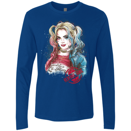 T-Shirts Royal / S Suicide Girl Men's Premium Long Sleeve