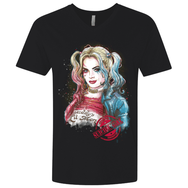 T-Shirts Black / X-Small Suicide Girl Men's Premium V-Neck