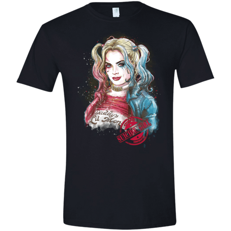 T-Shirts Black / X-Small Suicide Girl Men's Semi-Fitted Softstyle