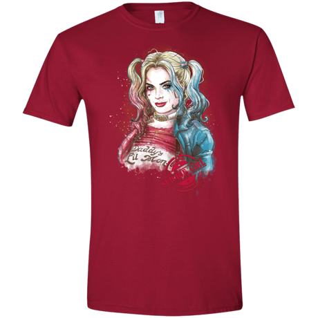 T-Shirts Cardinal Red / S Suicide Girl Men's Semi-Fitted Softstyle
