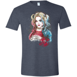 T-Shirts Heather Navy / S Suicide Girl Men's Semi-Fitted Softstyle