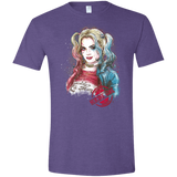 T-Shirts Heather Purple / S Suicide Girl Men's Semi-Fitted Softstyle
