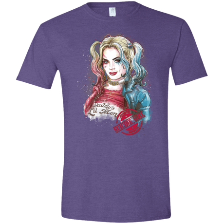 T-Shirts Heather Purple / S Suicide Girl Men's Semi-Fitted Softstyle