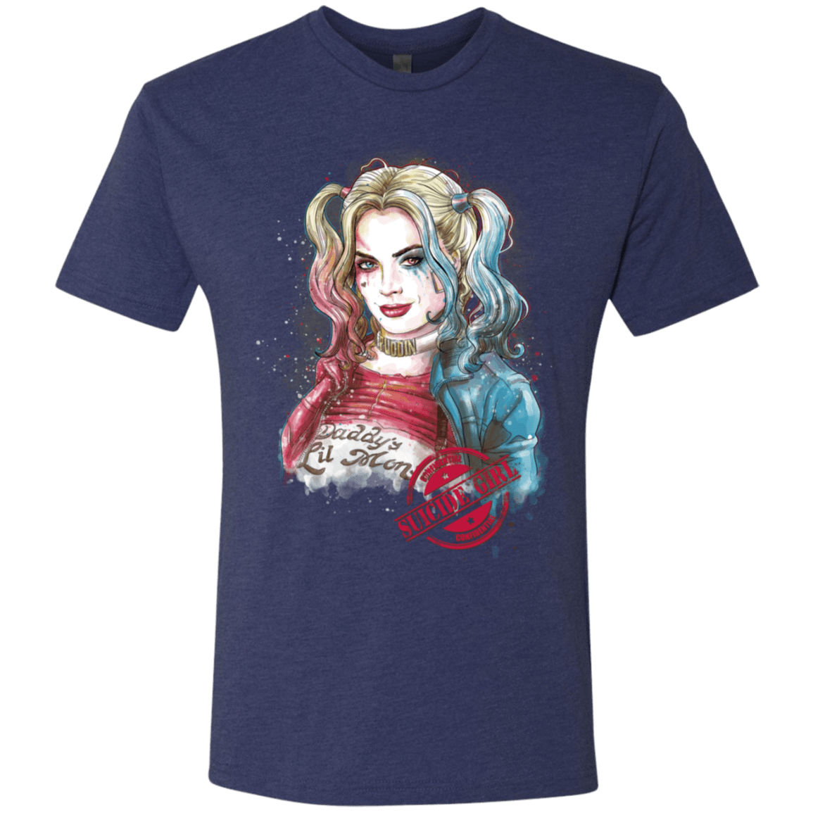 T-Shirts Vintage Navy / S Suicide Girl Men's Triblend T-Shirt