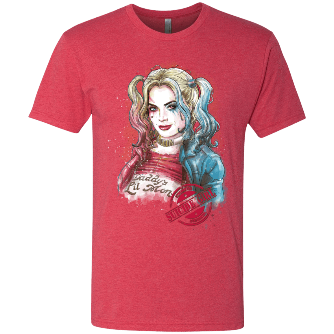 T-Shirts Vintage Red / S Suicide Girl Men's Triblend T-Shirt