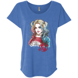 T-Shirts Vintage Royal / X-Small Suicide Girl Triblend Dolman Sleeve