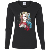 T-Shirts Black / S Suicide Girl Women's Long Sleeve T-Shirt