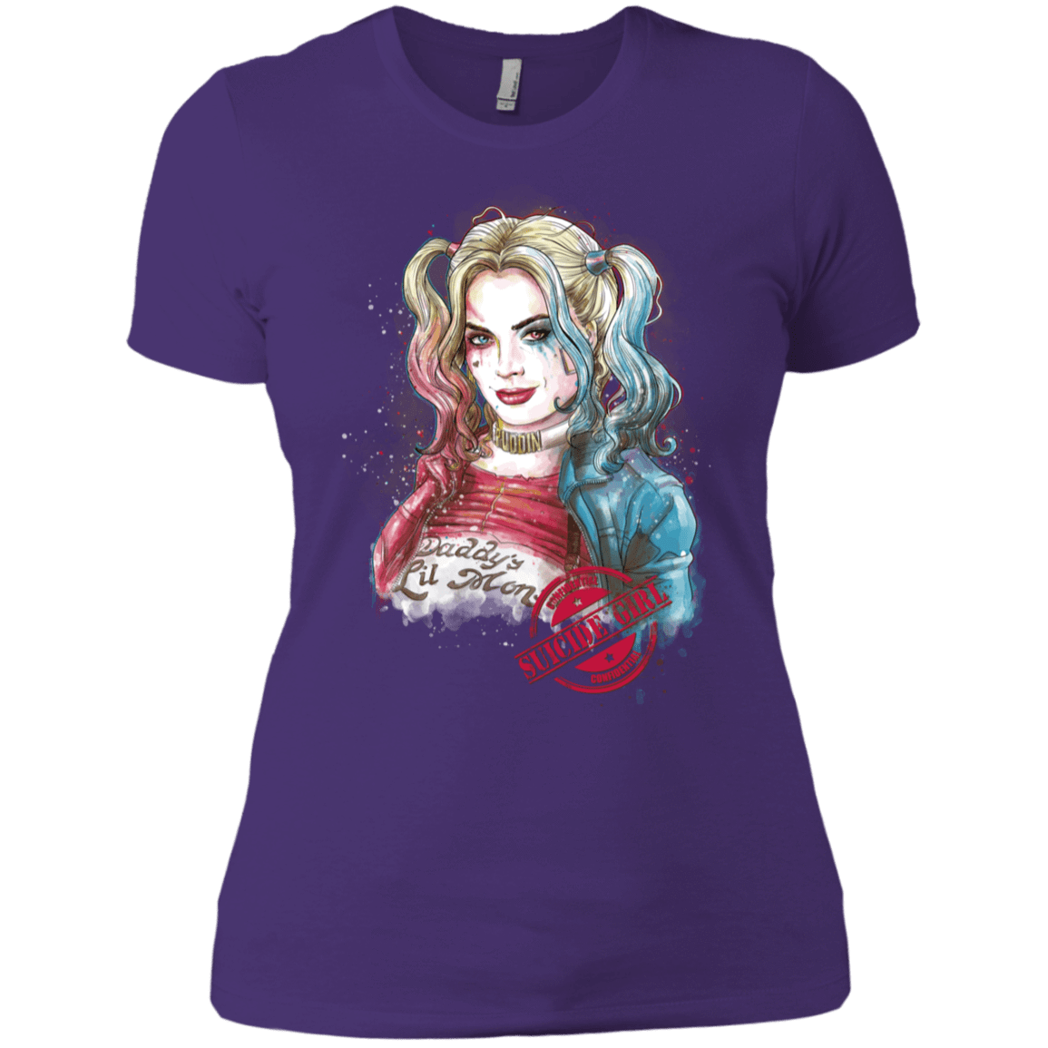 T-Shirts Purple Rush/ / X-Small Suicide Girl Women's Premium T-Shirt