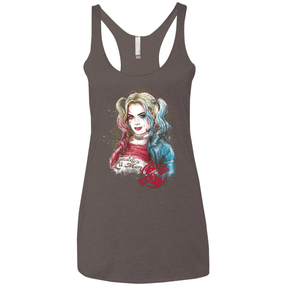 T-Shirts Macchiato / X-Small Suicide Girl Women's Triblend Racerback Tank