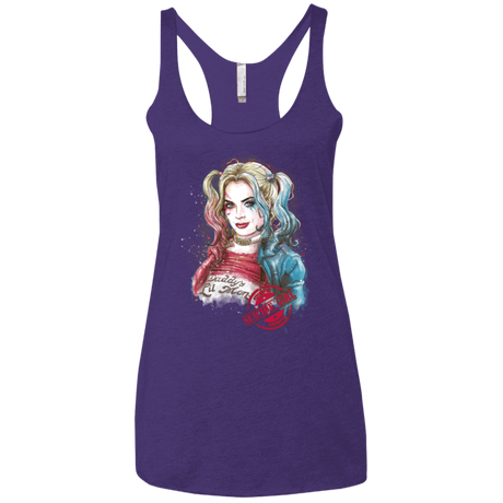 T-Shirts Purple Rush / X-Small Suicide Girl Women's Triblend Racerback Tank
