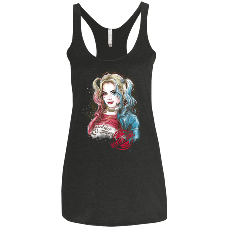 T-Shirts Vintage Black / X-Small Suicide Girl Women's Triblend Racerback Tank