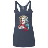 T-Shirts Vintage Navy / X-Small Suicide Girl Women's Triblend Racerback Tank