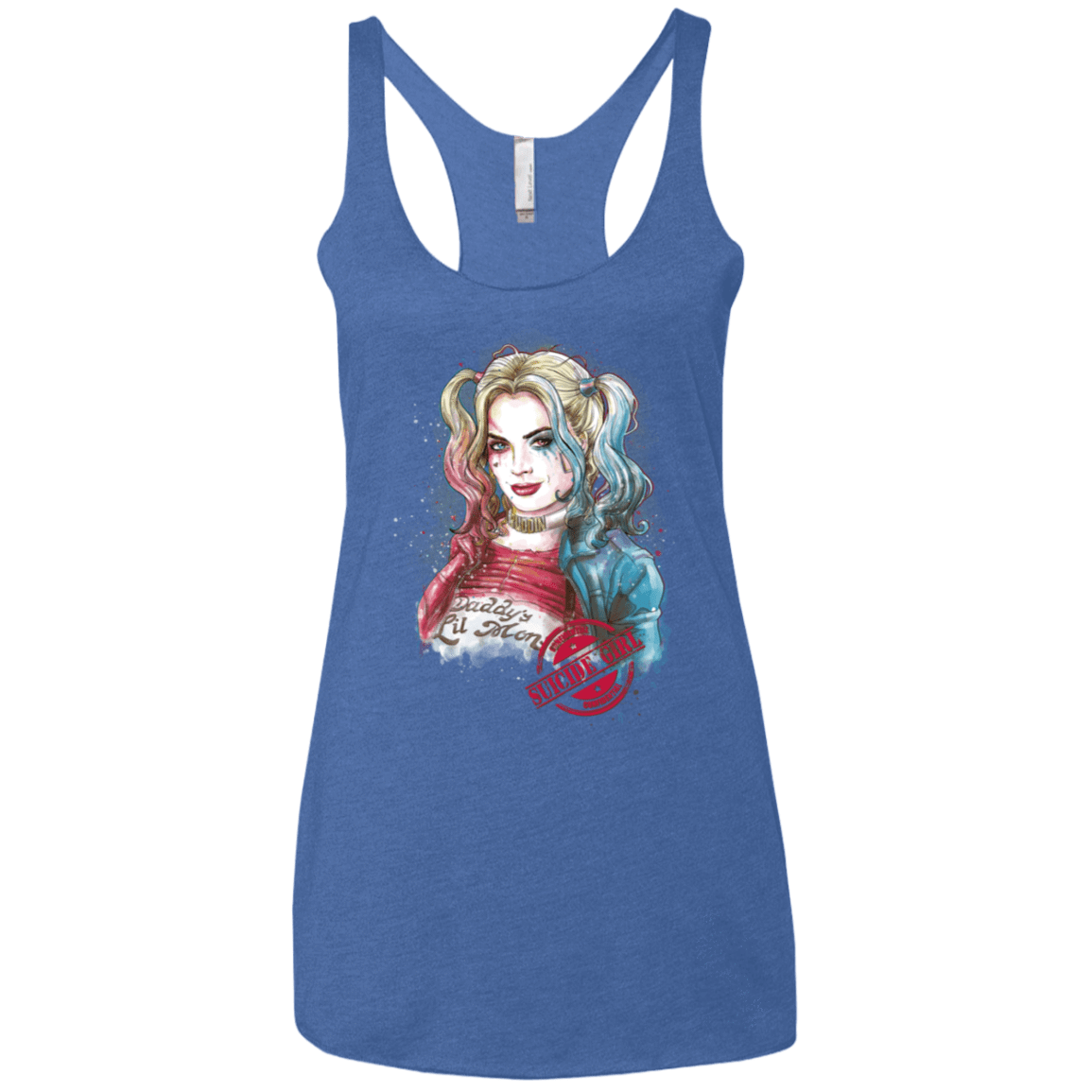 T-Shirts Vintage Royal / X-Small Suicide Girl Women's Triblend Racerback Tank