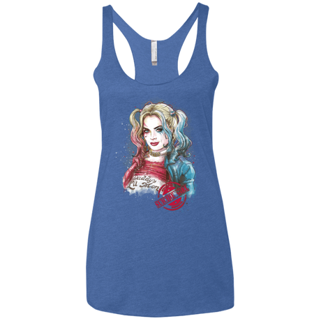 T-Shirts Vintage Royal / X-Small Suicide Girl Women's Triblend Racerback Tank