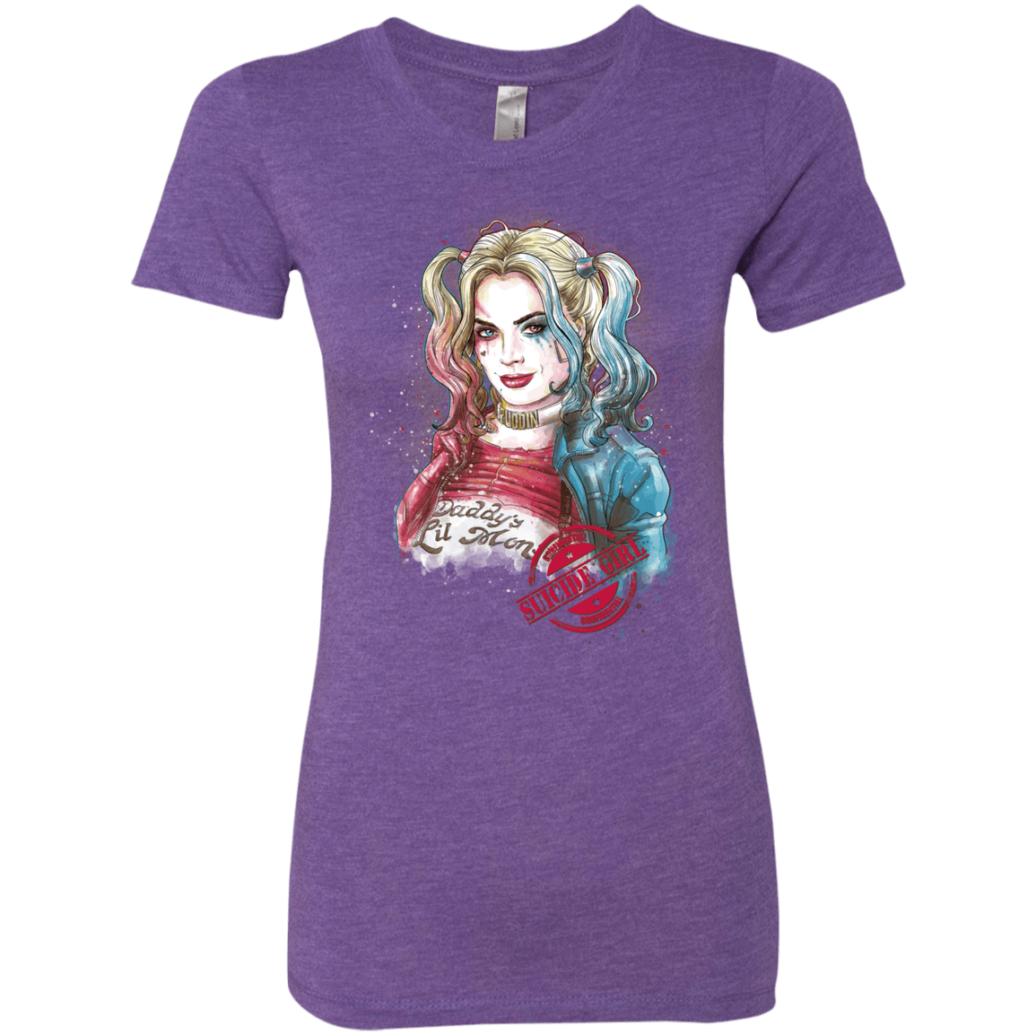 T-Shirts Purple Rush / S Suicide Girl Women's Triblend T-Shirt