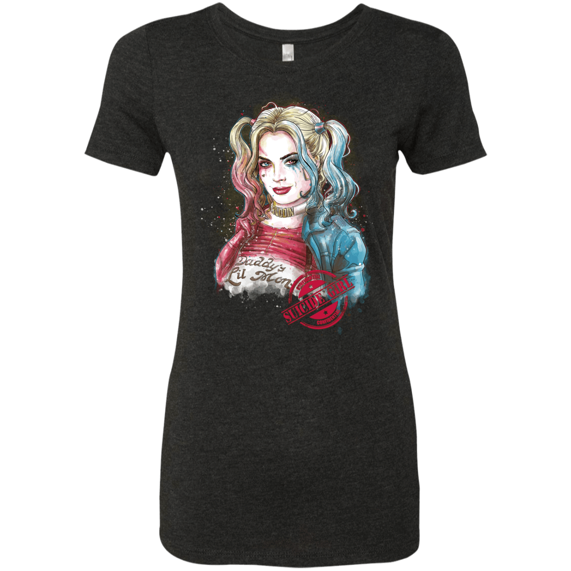 T-Shirts Vintage Black / S Suicide Girl Women's Triblend T-Shirt