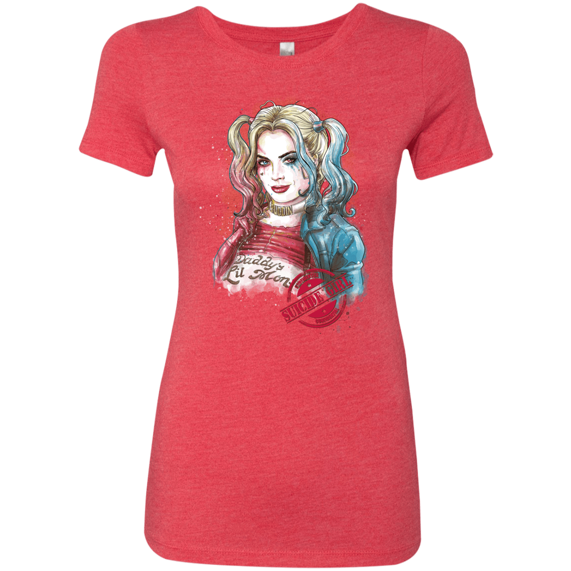 T-Shirts Vintage Red / S Suicide Girl Women's Triblend T-Shirt