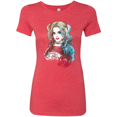 T-Shirts Vintage Red / S Suicide Girl Women's Triblend T-Shirt