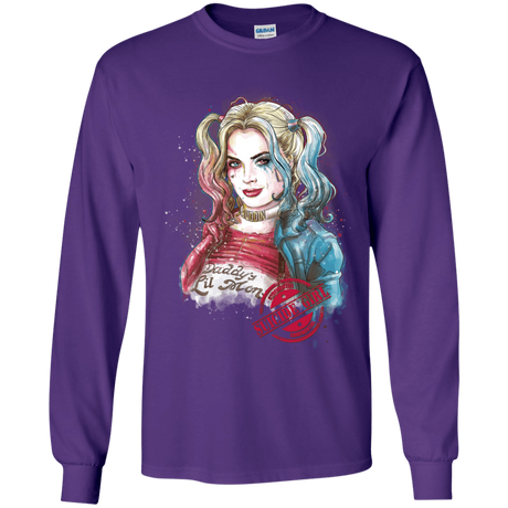 T-Shirts Purple / YS Suicide Girl Youth Long Sleeve T-Shirt