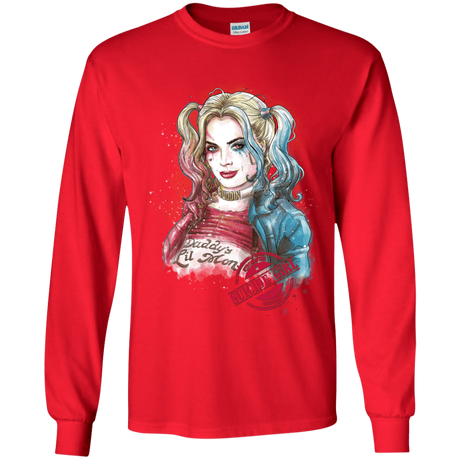 T-Shirts Red / YS Suicide Girl Youth Long Sleeve T-Shirt