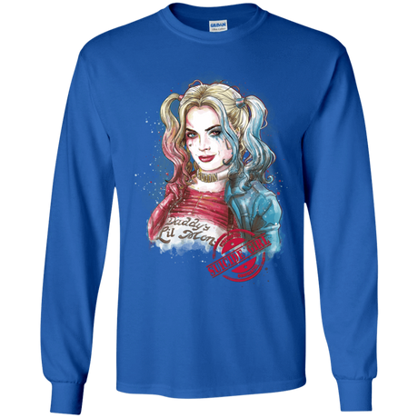 T-Shirts Royal / YS Suicide Girl Youth Long Sleeve T-Shirt