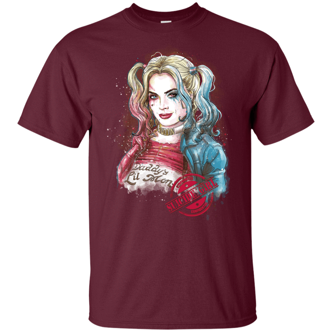 T-Shirts Maroon / YXS Suicide Girl Youth T-Shirt