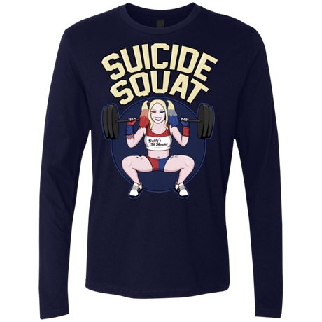 T-Shirts Midnight Navy / Small Suicide Squat Men's Premium Long Sleeve