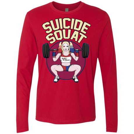 T-Shirts Red / Small Suicide Squat Men's Premium Long Sleeve