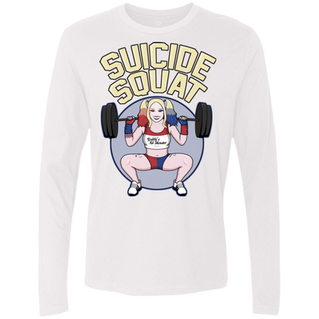 T-Shirts White / Small Suicide Squat Men's Premium Long Sleeve