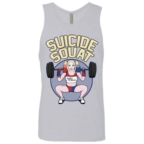 T-Shirts Heather Grey / Small Suicide Squat Men's Premium Tank Top