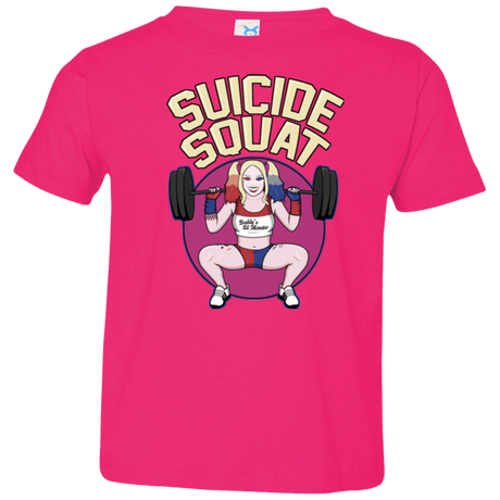 T-Shirts Hot Pink / 2T Suicide Squat Toddler Premium T-Shirt