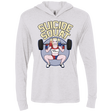 T-Shirts Heather White / X-Small Suicide Squat Triblend Long Sleeve Hoodie Tee