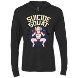 T-Shirts Vintage Black / X-Small Suicide Squat Triblend Long Sleeve Hoodie Tee